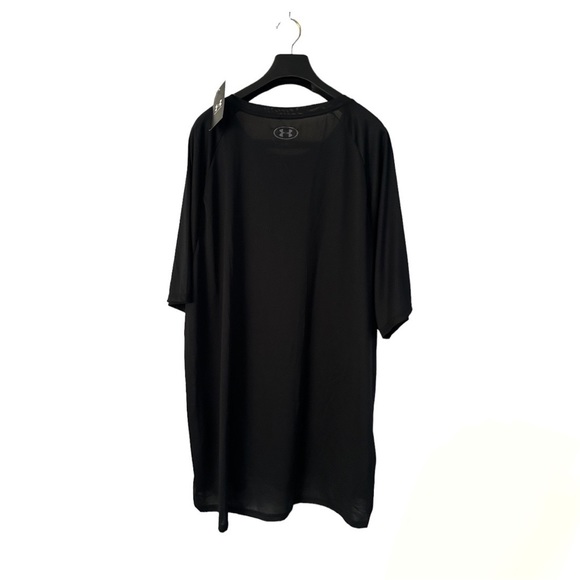 Under Armour Mens Black T-Shirt A Tech 2.0 Tee Size 5XL - Picture 4 of 7